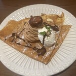 Creperie Stand Chandeleur - フランス産マロンクリームのモンブランクレープ