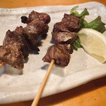 もっちゃん - 牛ヒレ塩焼き　牛ハツ塩焼き