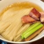 らぁ麺 紫陽花 - つけ麺、麺大盛、白醤油バージョン