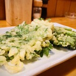 もっちゃん - 春菊の天ぷら