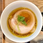 らぁ麺 紫陽花 - つけ麺、麺大盛、白醤油バージョン