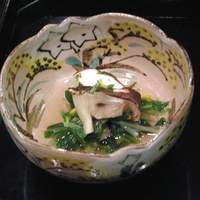 六盛 - 松茸のおひたし