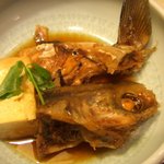 味愛おか半 - あら煮はハマチでした。