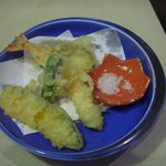 味愛おか半 - 「味愛御膳」の天ぷら