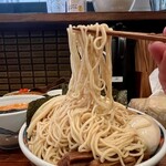 奈つやの中華そば - 赤つけそば変更
      奈つやのもちもち雲呑味玉つけそば