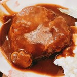 Rerisshu - ハンバーグ(デミソース）定食　¥930