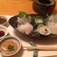 てんぐ - 奥がヒラメ、手前がカワハギ