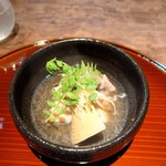 堺町 かもくら - たけのこと牛肉の木の芽煮