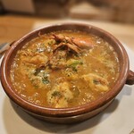 BiXiGARRi - 塩だらとオマール海老のアホアリエロ(トマト煮込み)