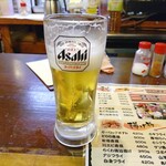 Sakana No Rikiyasu - 生ビール・ひと口呑んでしまいました