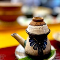 懐石 古都 - 土瓶蒸しファサード。 この器、シリーズになってて、どれも素敵です。 これ、欲しい。