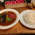 Supu Kare Kamui - チキン野菜カレー（1360円）