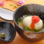 Shunryourikizashi - 明太子と半熟卵の揚げだし茶漬け　680円