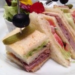 マイセン カフェ - 2014年3月ローストビーフサンドのアップ♪