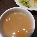 いきなりステーキ フレスポ藤岡店 - ランチセットのスープ