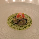 Suhring - 帆立とタラバガニ - ホースラディッシュ、タラゴン、昆布