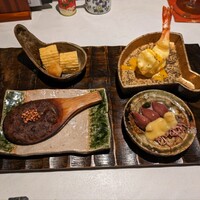 NK 蕎麦屋の二階 - 前菜4種