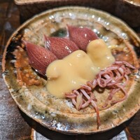 NK 蕎麦屋の二階 - 「ホタルイカの辛子酢味噌」