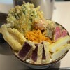Rea Tendon Ginza Mitsuyoshi - 海鮮レア天丼並1500円ご飯大盛100円