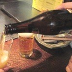 尾道 むらかみ - 2014/3月　まずはBEER　美女のお酌で～♪
