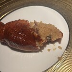 仁修樓 - イイダコのおこわ入り地鶏の手羽