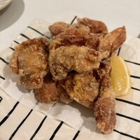 NK 蕎麦屋の二階 - 大山鶏の唐揚げ