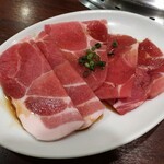 焼肉 山河 蓮根店 - ・「厚切り豚カルビ(¥363)」