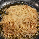 餃子の王将 - つるつると腰の有る細麺。