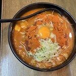 柳家 - キムチ納豆ラーメン　火炎