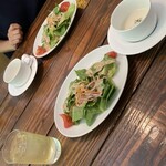 Resutorampigaru - サラダとスープ（＾∇＾）