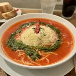 supagetthi-senkaharappa - 赤唐トマトソースにバジル 生麺（普通） 1355円