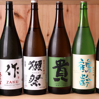 In addition to the all-you-can-drink beer option, we also offer a selection of Japanese sake.