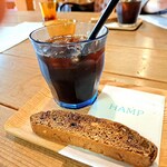 HAMP 3rd - アイスコーヒー＆ビスコッティ