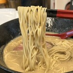 Hakata Ebi Tonkotsu Ramen Io - 極細麺