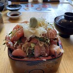 三是寿司 - みこちゃん丼(大盛)