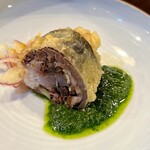 Horse mackerel tempura