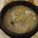 soban 韓国創作料理 - 参鶏湯1200円　美味しい