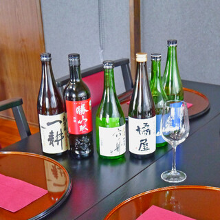 We have a selection of local sake from Miyagi Prefecture.