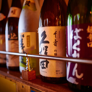 A wide variety of local sake! Enjoy a blissful drink that goes perfectly with your meal