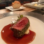 和フレンチバル村塾 - 肉料理　黒毛和牛フィレ肉のロースト