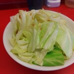 家系ラーメン 佐々喜家 - 茹でキャベツ