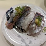 回転寿司 みさき - ひかり三貫盛