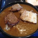 まいうーカルビ - 食べ放題のカレーに焼き肉を乗せてみた