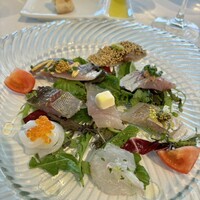 イルマーレ - 鮮魚のサラダ仕立て　お魚一つずつ、違う味付けで。