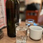 Nihonshu Genka Sakagura - 日本酒には必須！チェイサーは
                      ボトルでの提供がありがたいですね！(*´꒳`*)