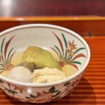壽山 - 賀茂茄子 湯葉 小芋