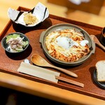 izakaya草 - 卵とアスパラのグラタン