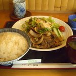 深はま - ２００９．１０．１５　しょうが焼き定食