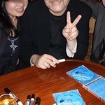 コットンクラブ - 2009/10月：ぼくらもBL氏を挟んで3人で記念写真♪