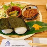 Musubi dou - おむすびランチ　おかずはハンバーグ